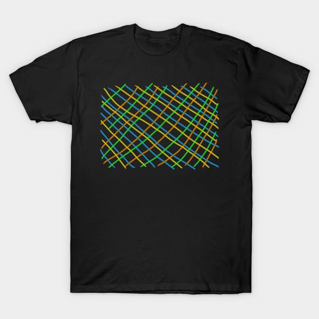 Colorful Crosshatch T-Shirt by GMAT